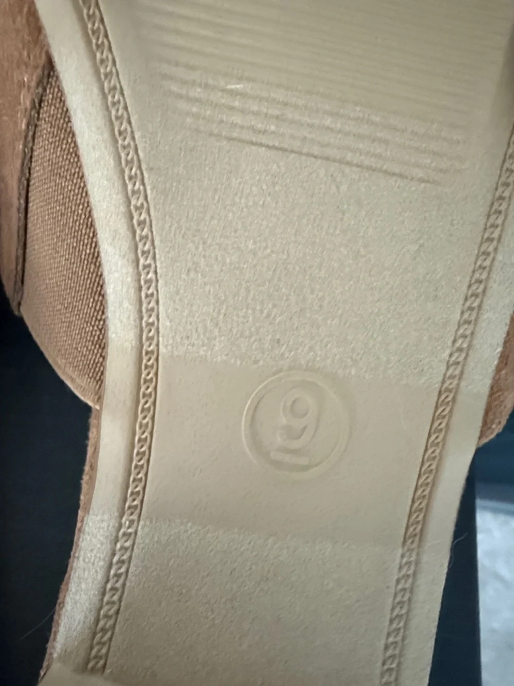 A New Day | Women’s Suede Backless Mules | Tan | Size 9 - Picture 5 of 7